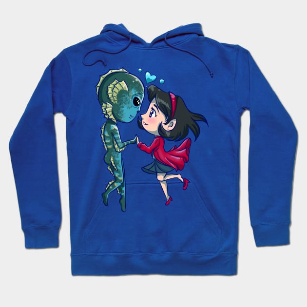 little shape of water Hoodie by koneko